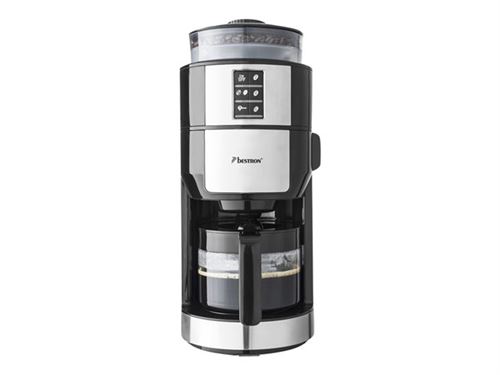 Cafetière filtre 6 tasses 820w avec broyeur intégré - ACM1100G - BESTRON
