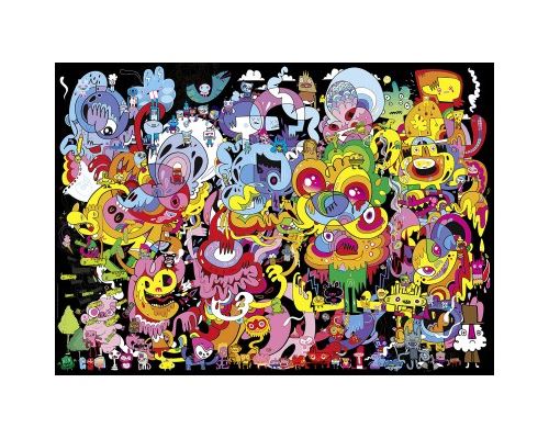 HEYE Puzzle 2000 Pi&egrave;ces : Burgerman: New Psychedoodlic,  