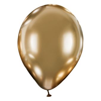 4 ballons latex shiny brillant or 30cm - 1