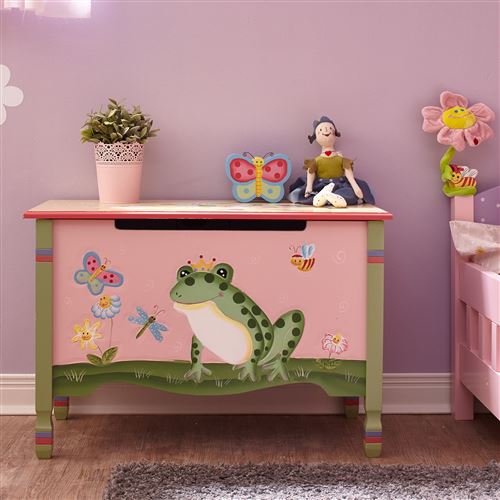 Coffre A Jouets Meuble Banc De Rangement En Bois Chambre Enfant Fille W 7479a Lit Pour Enfant Achat Prix Fnac