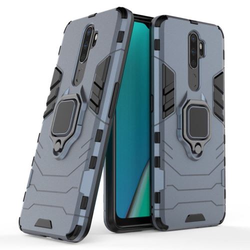 Coque Oppo A9 2020 Anti Choc Gris Housse Etui Antichoc Armor Avec Support Magnétique hfs-house®
