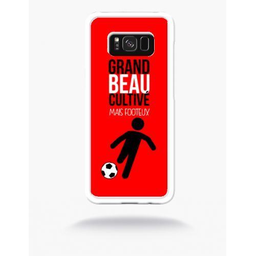 Coque grand beau cultiv mais footeux 6 compatible samsung s8 bord transparent