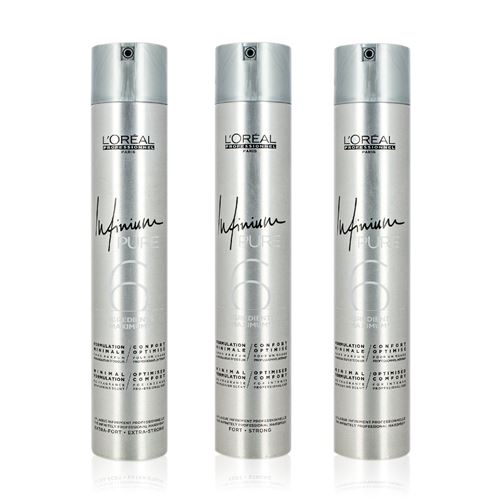 Laque de fixation extra-forte Infinium Pure L'Oreal Expert Professionnel (500 ml)
