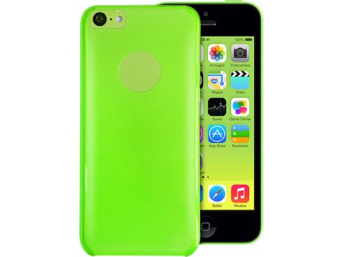 Puro Crystal Cover Vert - Coque de protection pour iPhone 5c