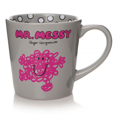 Mr Men and Little Miss Tasse Conique Mr Messy Embrace The Mess