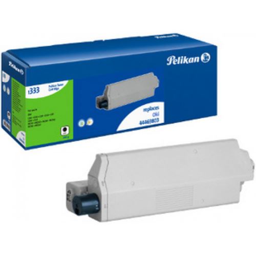 pelikan pelikan toner 1333y remplace oki 44469704, jaune noir