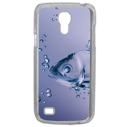 Coque Poisson D'eau Bulle Compatible Samsung Galaxy S4 Mini Transparent