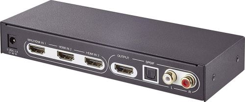 Switch Hdmi Speaka Professional 1360279 3 Ports Noir