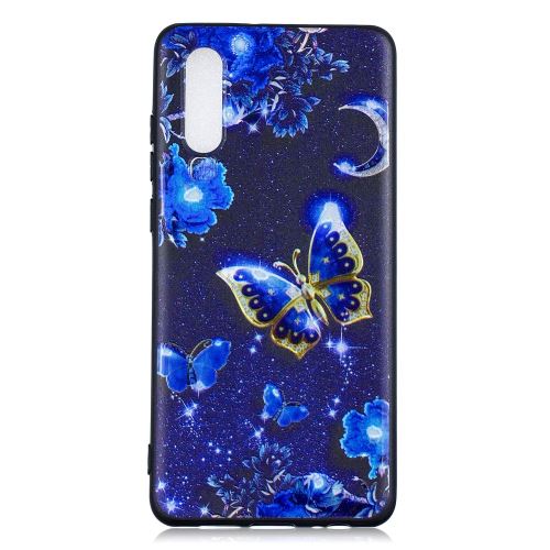 Coque en TPU impression de motifs papillon bleu pour votre Huawei P30