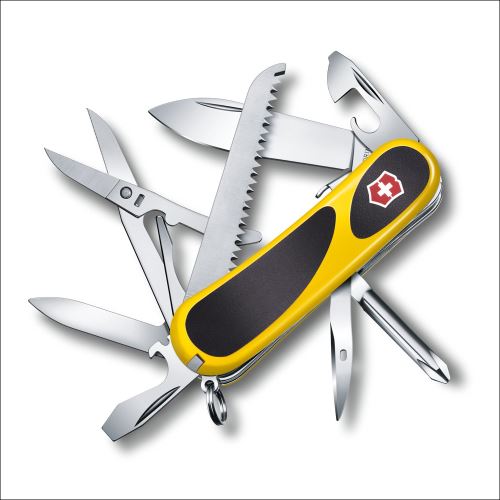 Victorinox Evolution Grip S18 2.4913.SC8 - Couteau Suisse de Poche 85 mm - 15 Fonctions