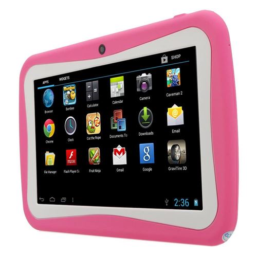 Tablette Tactile Enfant Android 6.0 7 Pouces Wifi Bluetooth Éducative Rose  12go Yonis à Prix Carrefour
