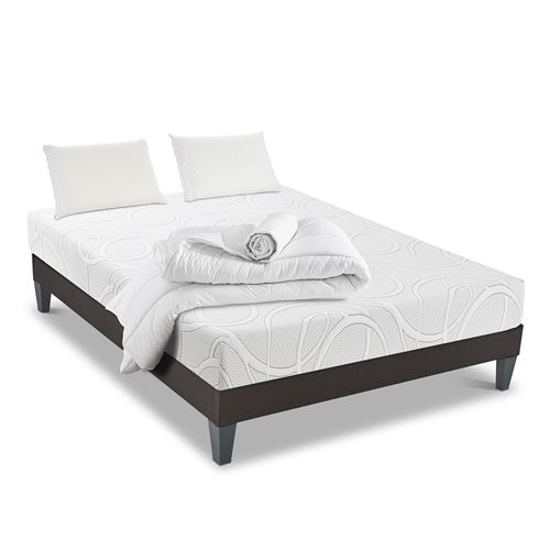 Ensemble pr&ecirc;t &agrave; dormir Eupraxie - Blanc - 140 x 190 cm