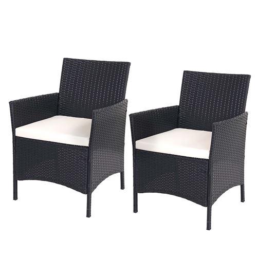 Mendler Lot De 2 Fauteuils De Jardin - Anthracite - Image 2