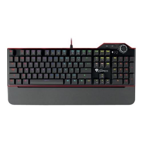 Genesis RX85 RGB - Clavier - backlit - USB - US - commutateur : Kailh Brown