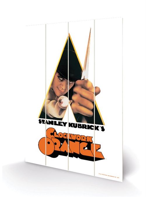 ORANGE MECANIQUE - Dagger - Impression sur bois 40x59cm