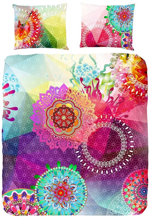HIP 5597-H Esplanade Parure de Couette Coton Multicolore 200 x 220 cm