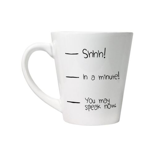 Grindstore - Tasse à café YOU MAY SPEAK NOW (Taille unique) (Blanc) - UTGR1470