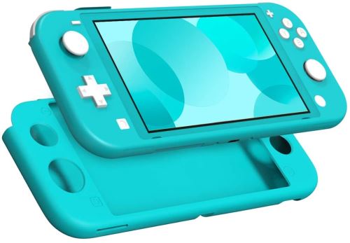 Coque Silicone Bleu Compatible avec Nintendo Switch lite - Etui Housse Protection Anti Rayure Anti Choc Anti Dérapant [Phonillico®]