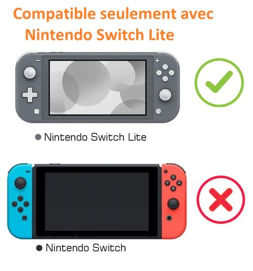 Coque en silicone souple bleu pour votre Nintendo Switch Lite Host