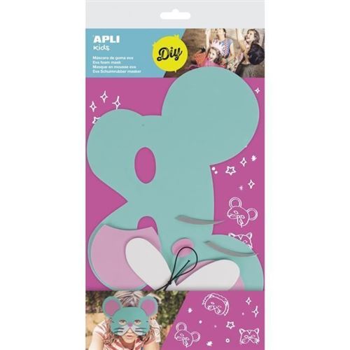 Apli kids 14505 souris en mousse eva masque sadapte à tous (taille unique)