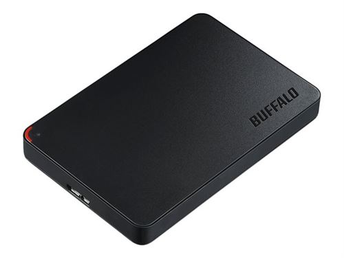 BUFFALO MiniStation HD-PCF1.0U3BD-WR - Vaste schijf - 1 TB - extern (draagbaar) - USB 3.0 - zwart