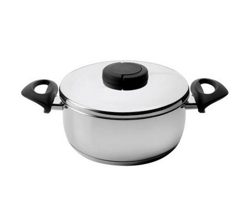 Lacor Argenté Marmite Avec Couvercle Estudio 24 Cm - Image 2