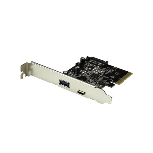 Hub Usb Startech Carte Contrôleur Pci Express à 2 Ports Usb 3.1 - 10 Gb/s Par Port - 1x Usb-c 1x Usb-a