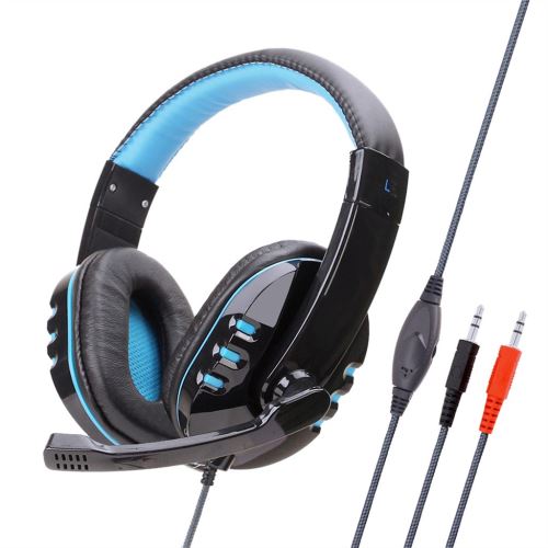 Générique Usb Filaire Stéréo 3,5 Mm Gaming Headset Casque Avec Micro Pour Pc Portable Téléphone
