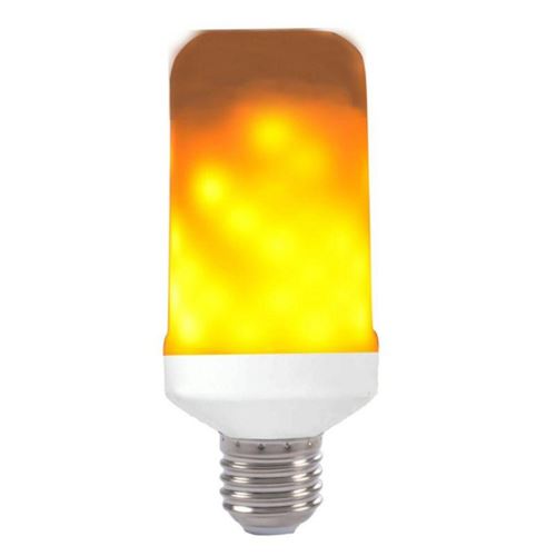Paris Prix - Ampoule Led Décorative flamme 13cm Orange