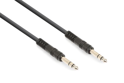 Vonyx Câble audio cordon jack 6,35 stéréo / jack 6,35 stéréo - 1,5m