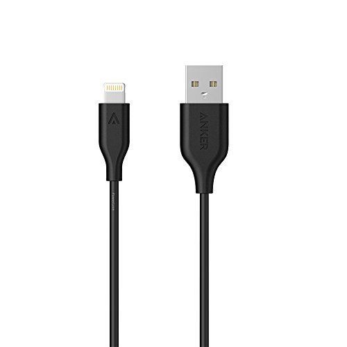 PowerLine Câble Lightning Certifié MFi (30 cm) - Super Résistant en Fibres d'Aramide
