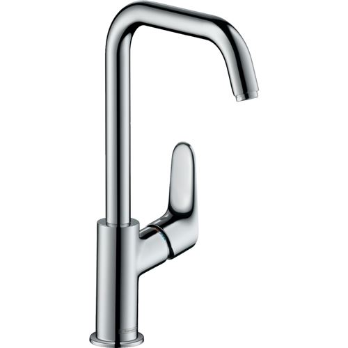 Hansgrohe Chromé Mitigeur Lavabo Focus 240 Bec Haut, Avec Tirette Et Vidage