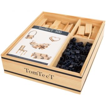 Jeu de construction en bois Tomtec 500 pièces