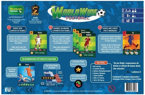 Worldwide Football - Jeu de Cartes - Acheter sur