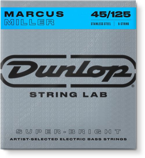 Dunlop Marcus Miller Super Bright Jeu de cordes pour Basse 045-125