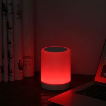 Lampe de Chevet LED sans Fil⎜Éclat Coiffé – Lueur Nocturne