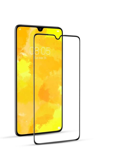 Verre Trempe pour Huawei P30 - Film Transparent Bord Noir Vitre Protection Ecran [Phonillico®]