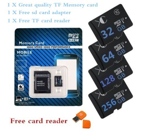 Véritable capacité micro sd carte 128 gb XC marque SD carte pour caméra cartao de memoria class10 pour smartphone
