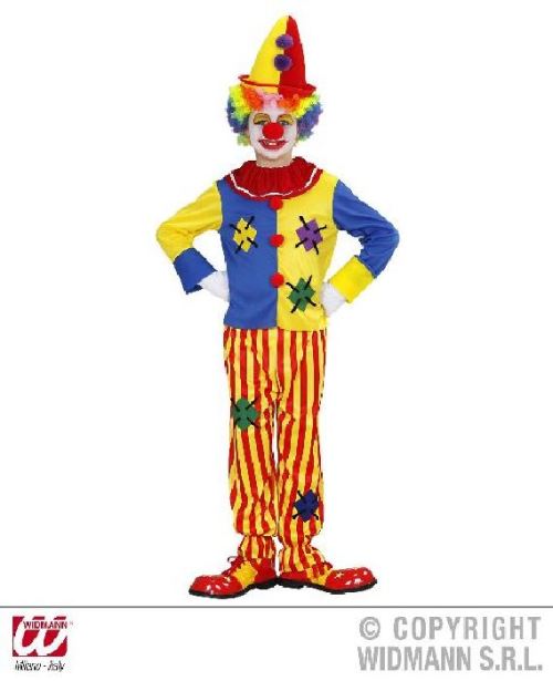 Déguisement clown coloré 8/10 ans