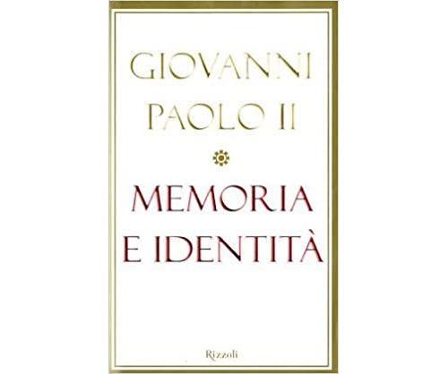 Memoria E Identita' (Italien) Relié – 4 Mars 2005