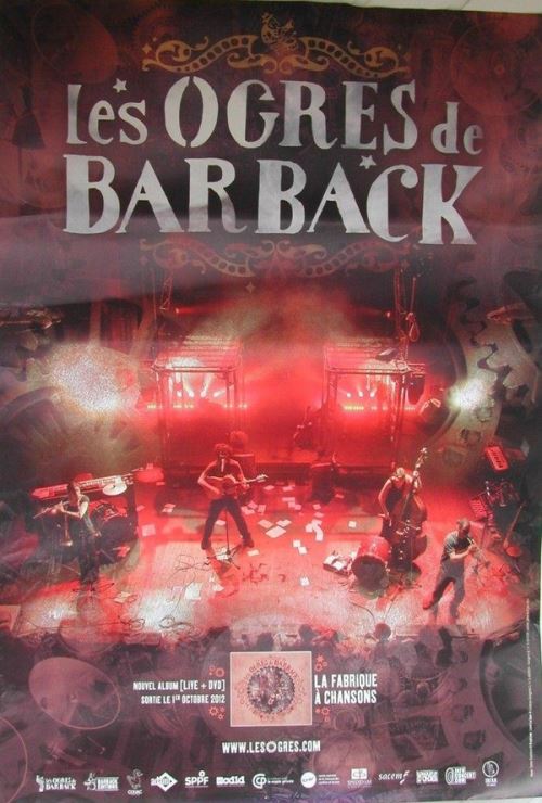 Les Ogres De Barback - 70x100 cm - AFFICHE / POSTER