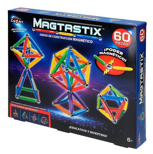 Magtastix Construction magnétique 60 pièces
