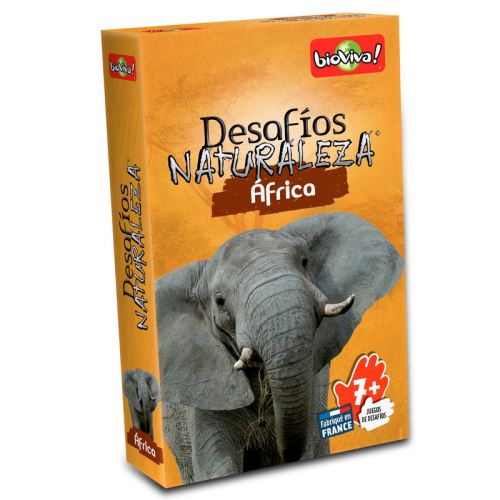 BIOVIVA - Asmodee – Jeu de Cartes – Défis Nature Africa (ade0des07es)