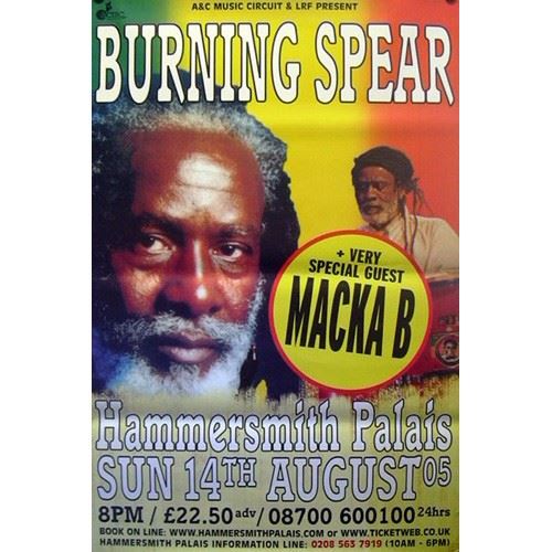 Burning Spear - 100x150 cm - AFFICHE / POSTER