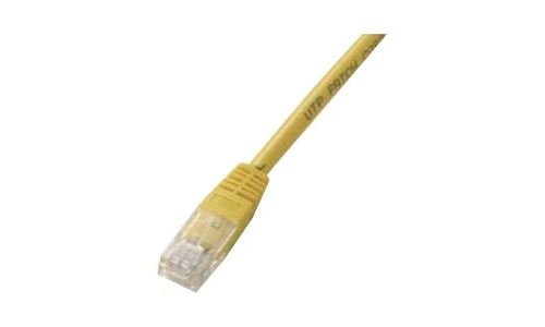 equip - Cordon de raccordement - RJ-45 (M) pour RJ-45 (M) - 20 m - UTP - CAT 5e - moulé - jaune