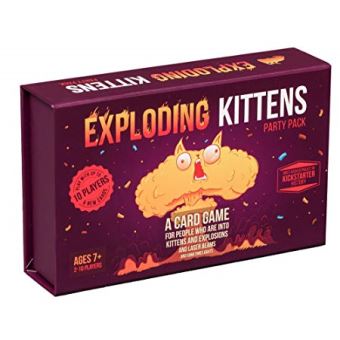 Exploding Kittens Card Game - Pack de fête pour jusqu'à 10 joueurs
