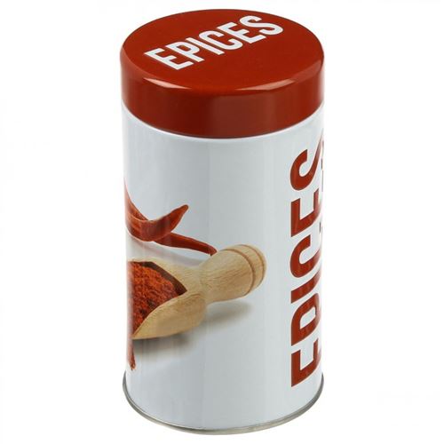 Boîte à Epices Relief Rouge