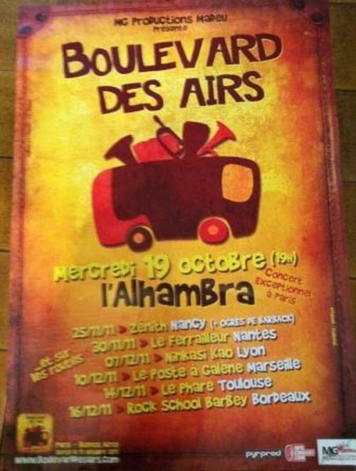 Boulevard Des Airs - 80x120 cm - AFFICHE / POSTER