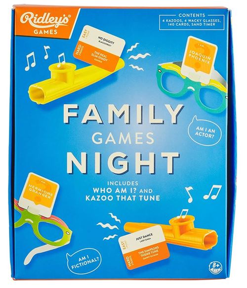 Ridley's Games jeu de cartes Family Games Set de nuit papier bleu