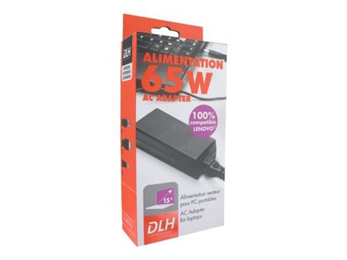 DLH DY-AI1952 - Netspanningsadapter - 100/240 Volt wisselstroom V - 65 Watt